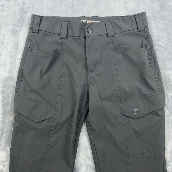5.11 Tactical Cargo Pants Womens 6 Shella Gray Flap Pockets Utility Outdoor Hike - Picture 3 of 12